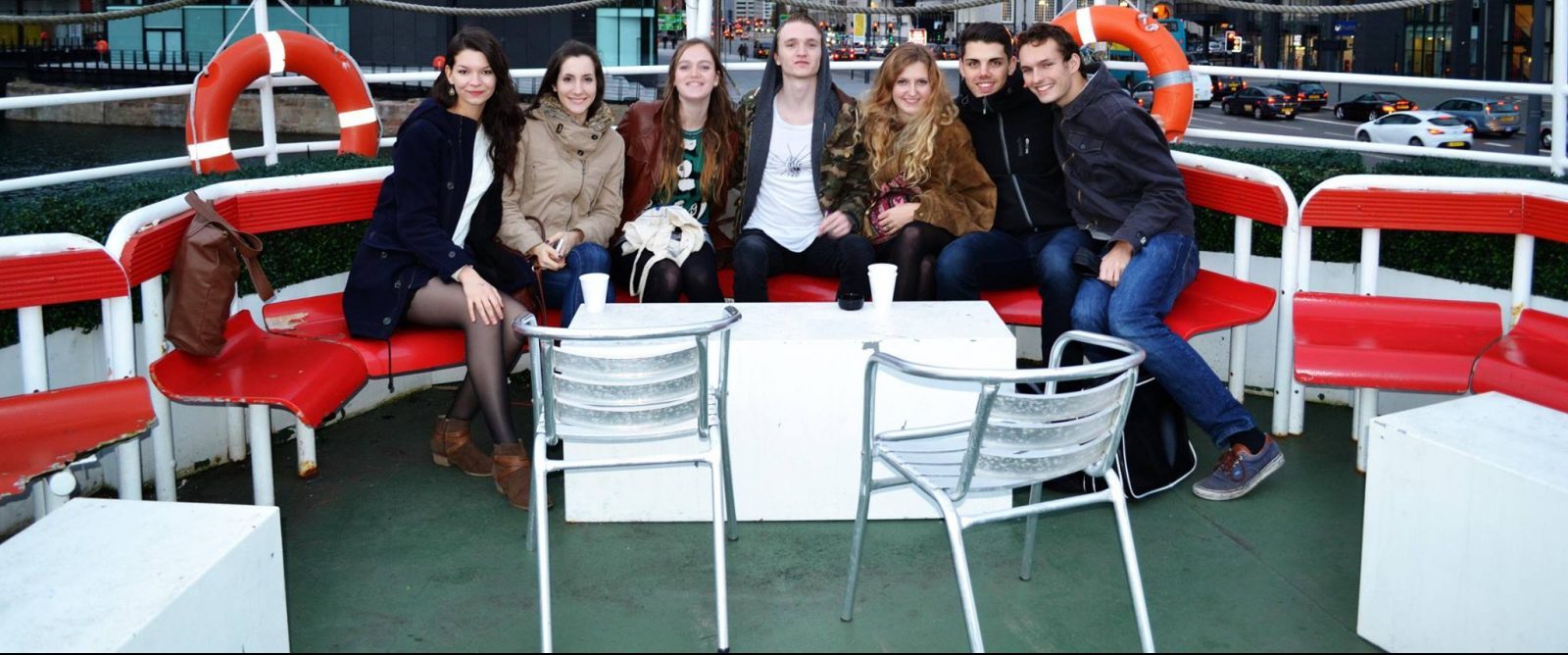 Марина та інші студенти програми Erasmus на екскурсії у Ліверпулі